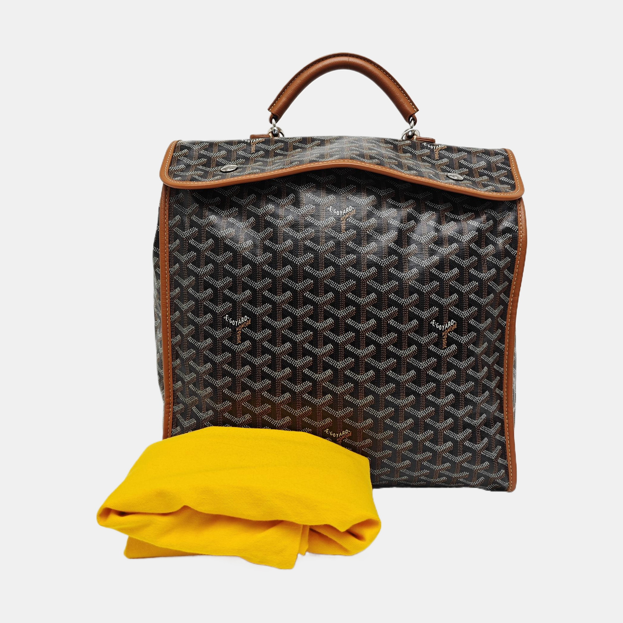 Saint Léger Coated Canvas Brown