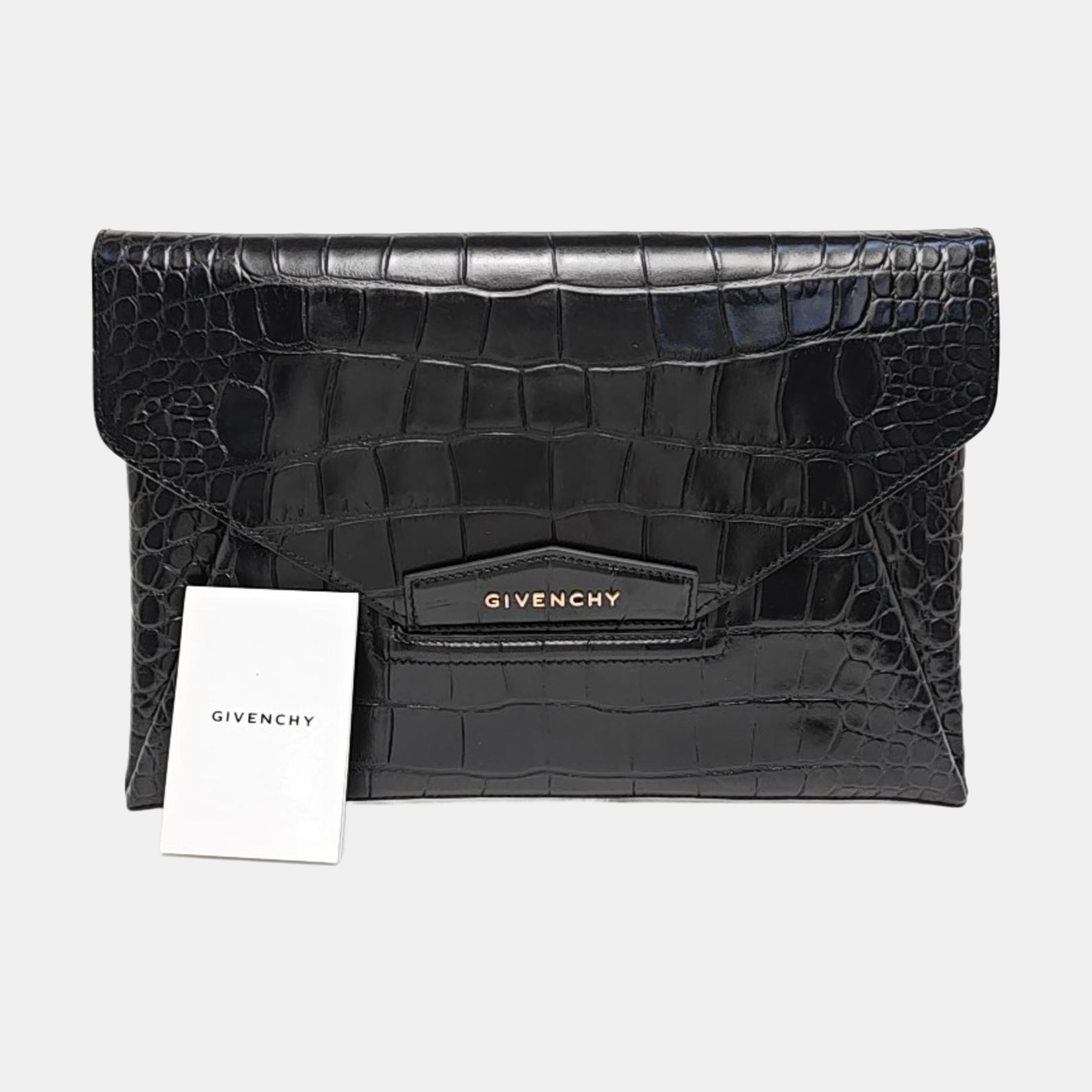 Calfskin Clutch Black