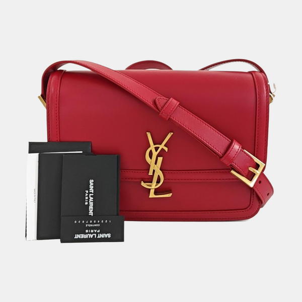 SOLFERINO Medium Calfskin Red