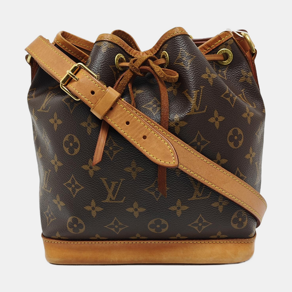 NOÉ BB Monogram Coated Canvas Brown