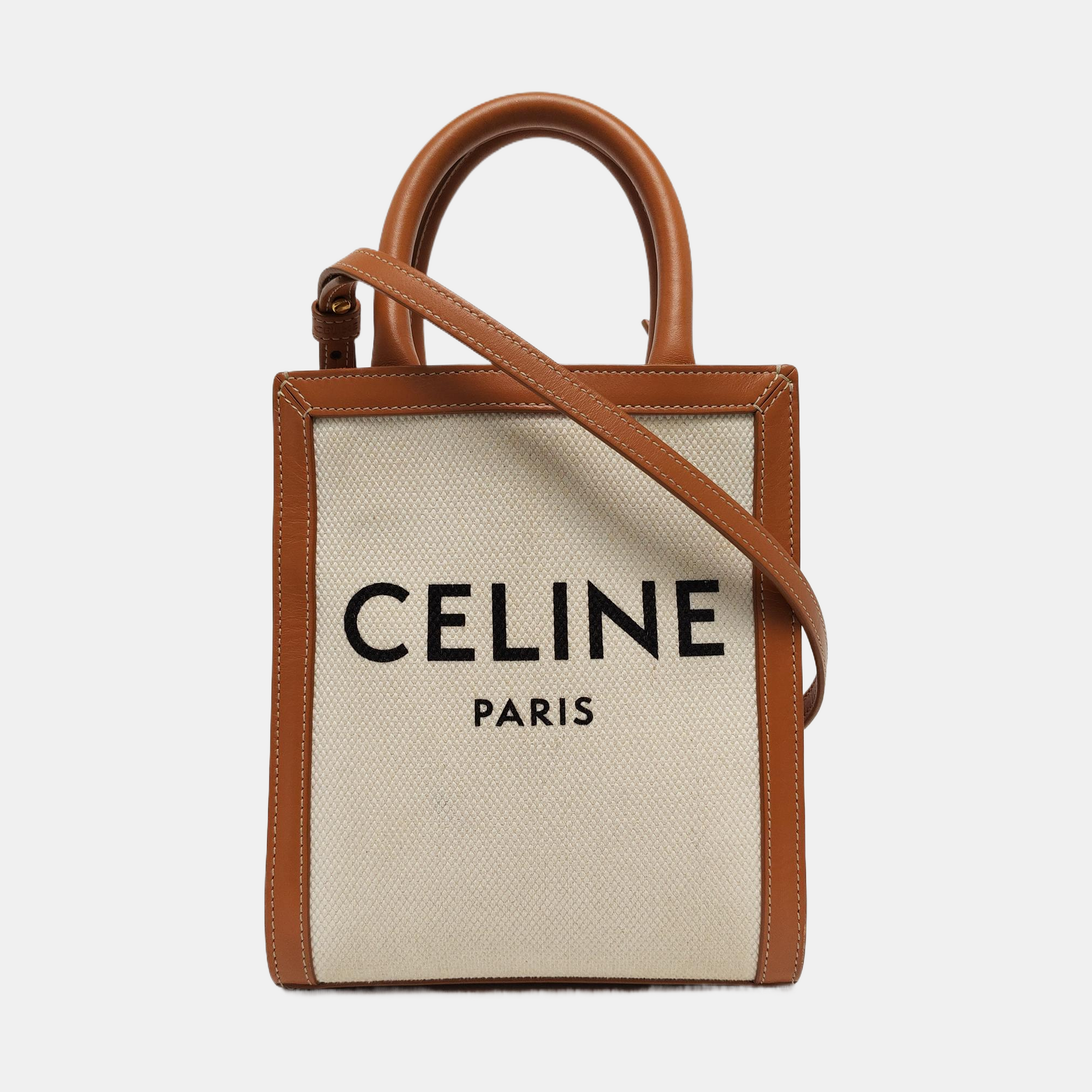CABAS CELINE Mini Canvas White