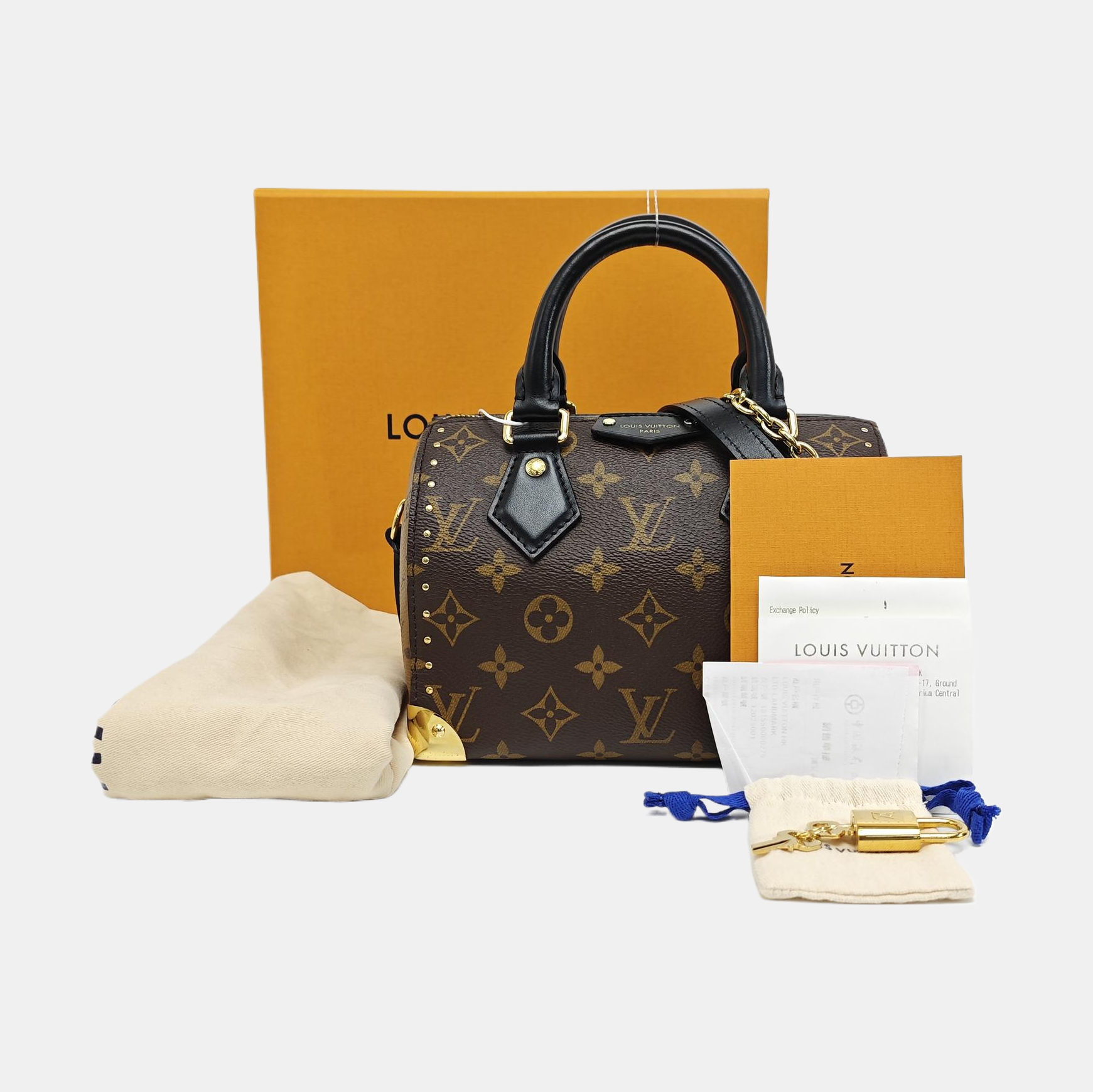 SPEEDY TRUNK 20 Monogram Coated Canvas Brown