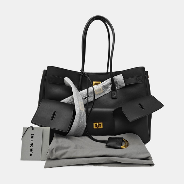 BEL AIR Medium Calfskin Black