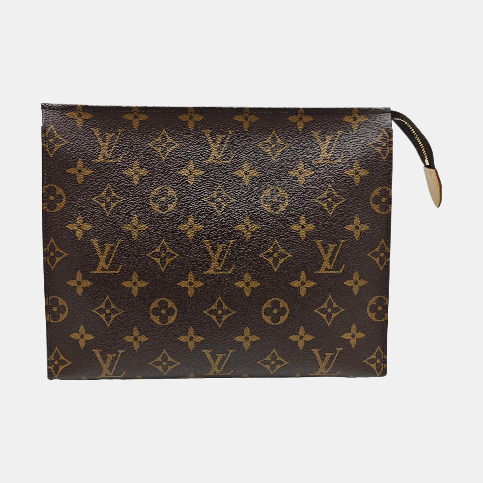 TOILET POCKET 26 Monogram Coated Canvas Brown
