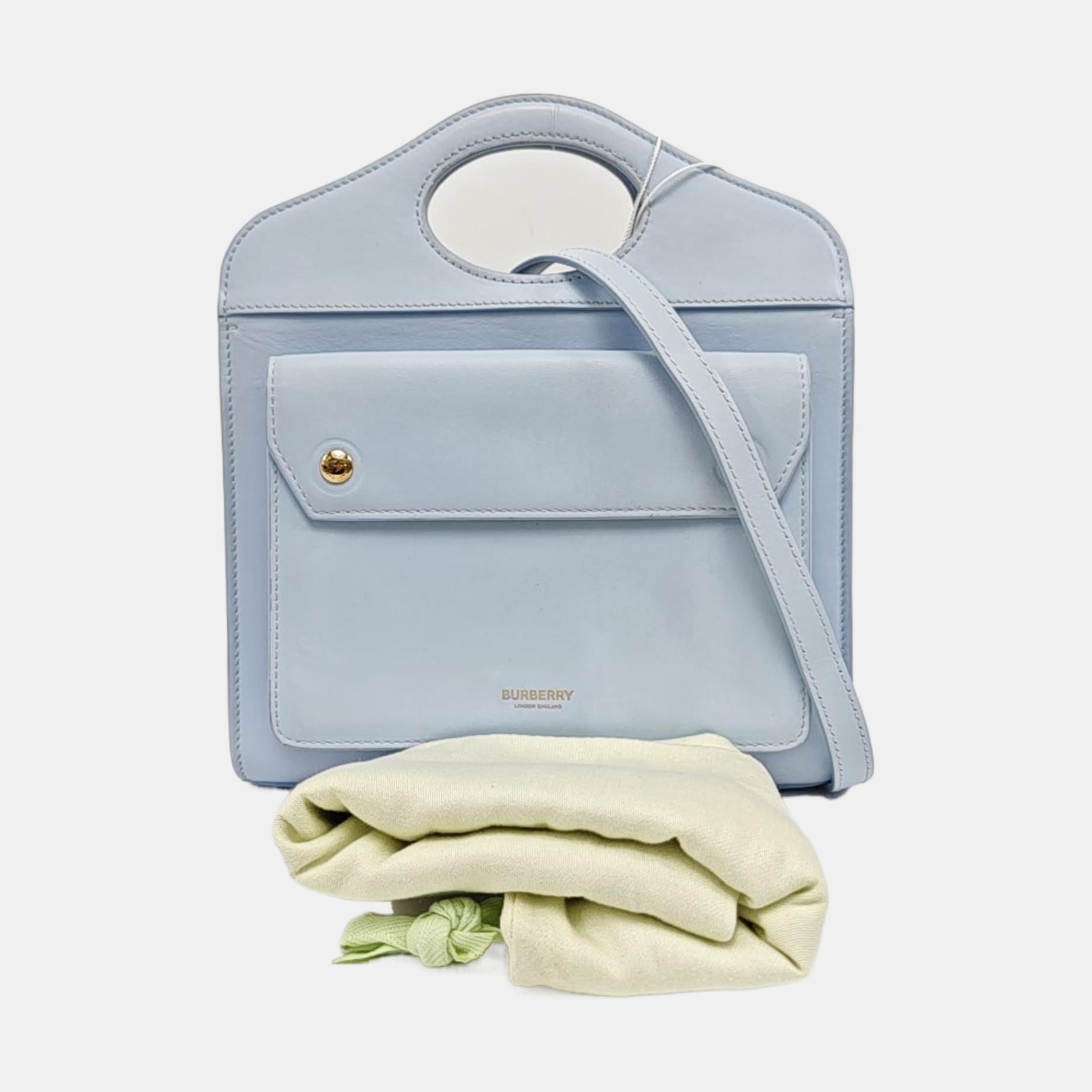 Pocket Mini Calfskin Blue