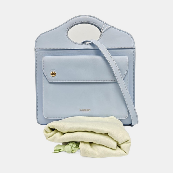 Pocket Mini Calfskin Blue