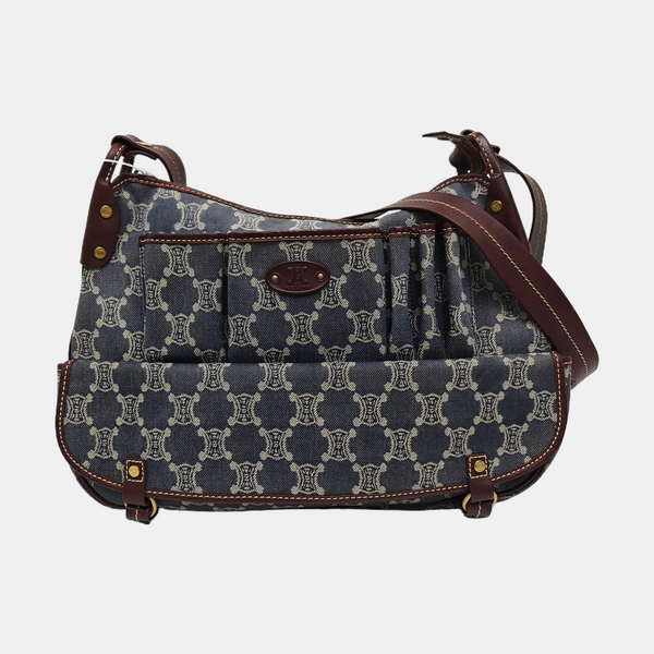 Canvas Shoulder Bag Blue