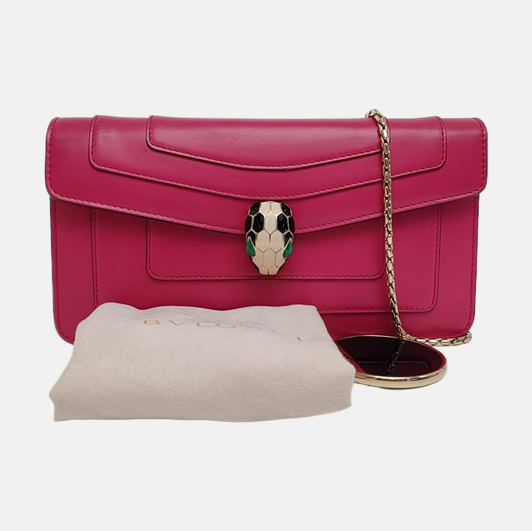 SERPENTI FOREVER Quilted Calfskin Red