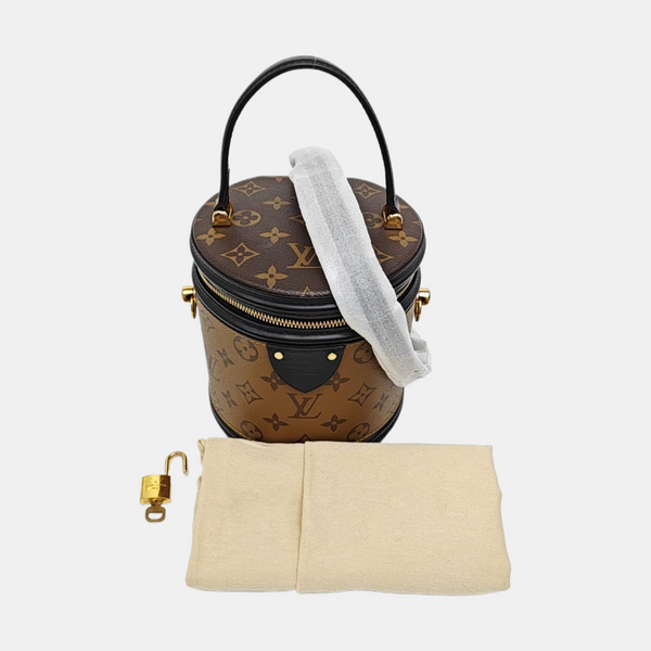 CANNES PM Monogram Coated Canvas Brown