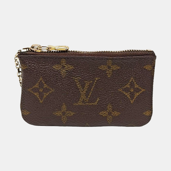 Monogram Coated Canvas Coin Purse Brown