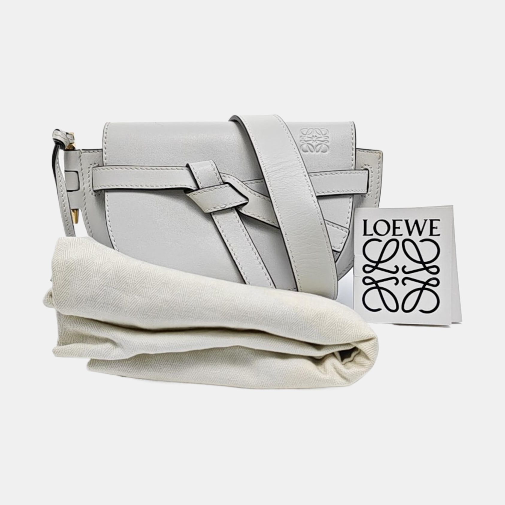 Gate Mini Calfskin Gray