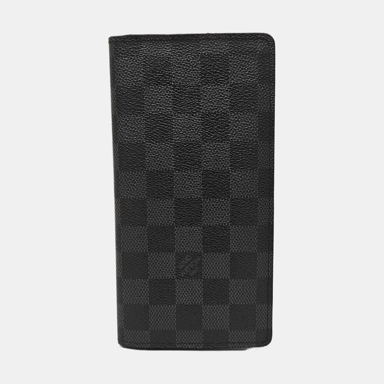 BRAZZA Damier Graphite Coated Canvas Black Wallet
