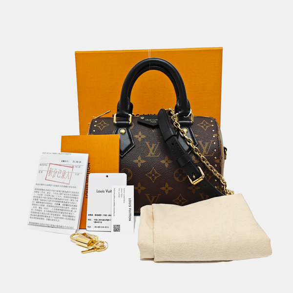SPEEDY TRUNK 20 Monogram Coated Canvas Brown