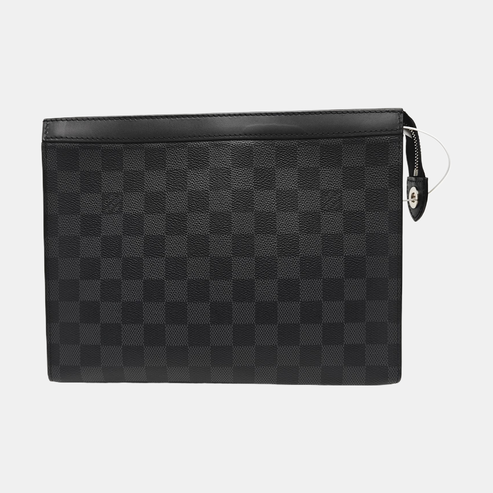 Pochette Voyag MM Damier Graphite Coated Canvas Gray
