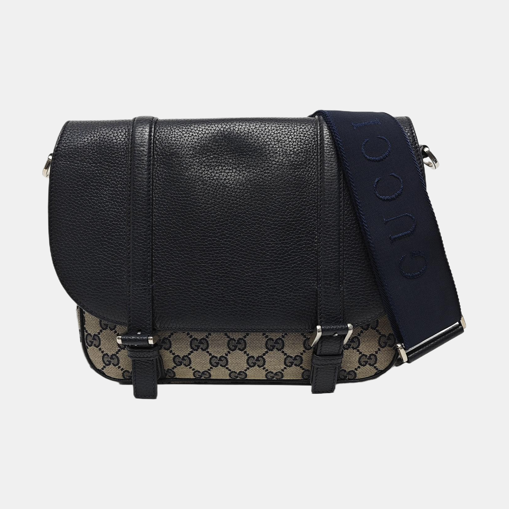 Monogram Canvas Shoulder Bag Beige