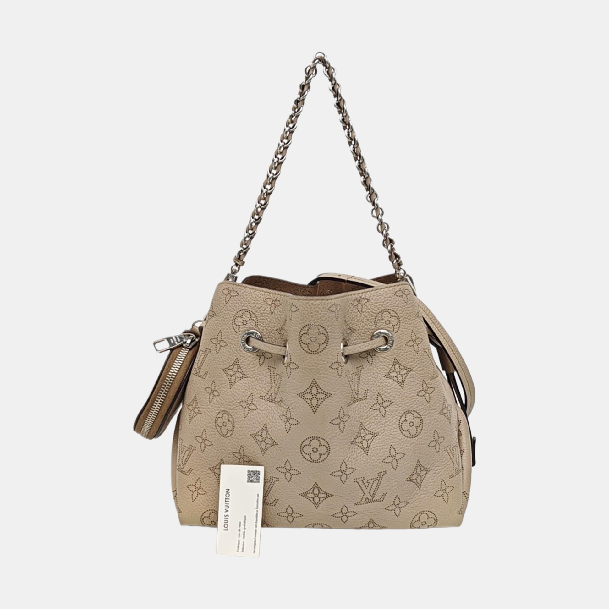 BELLA Monogram Calfskin Gray