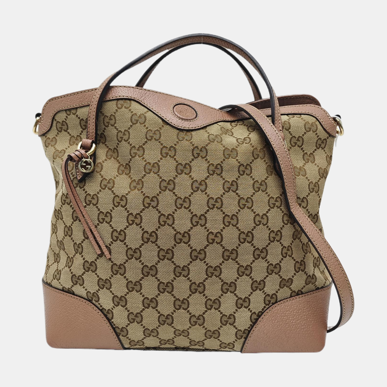 Jockey Monogram Canvas Beige