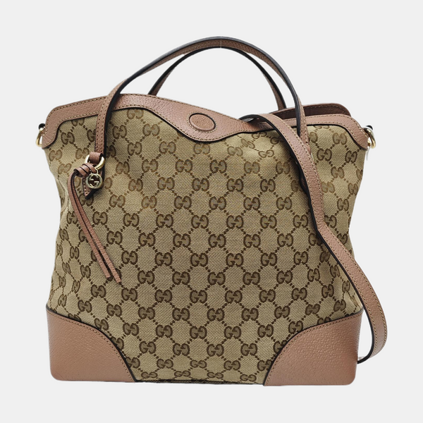 Jockey Monogram Canvas Beige