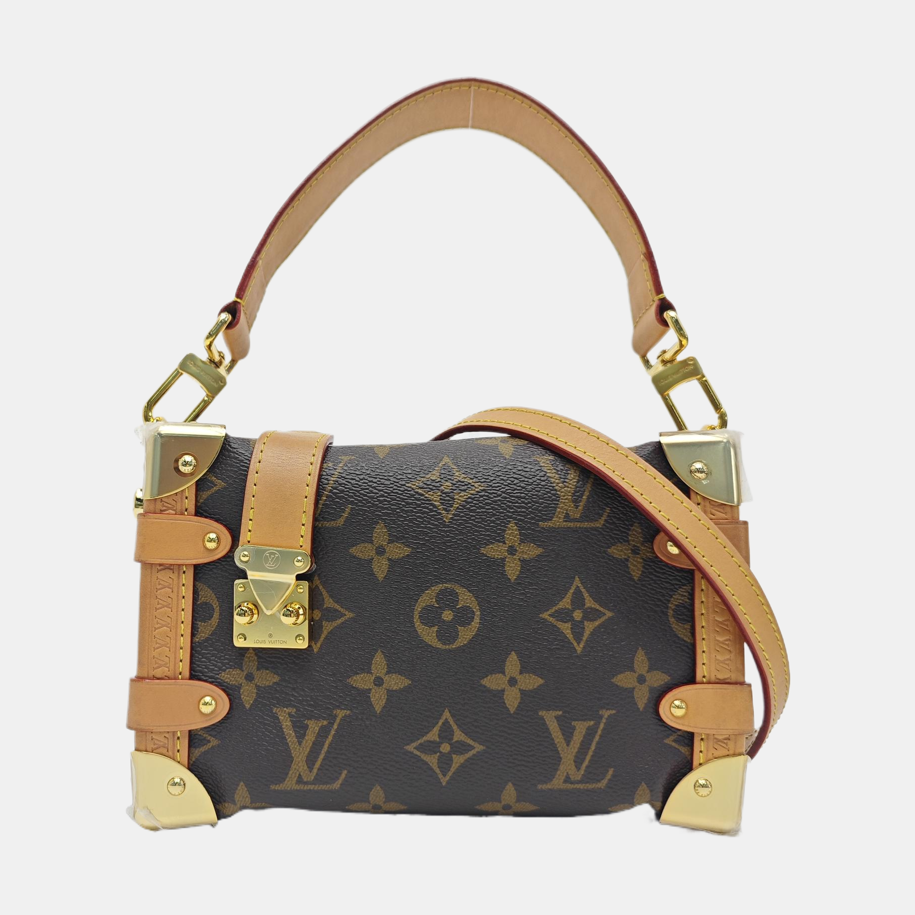 SIDE TRUNK PM Monogram Coated Canvas Brown