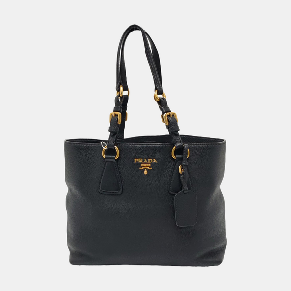 Calfskin Tote Bag Black