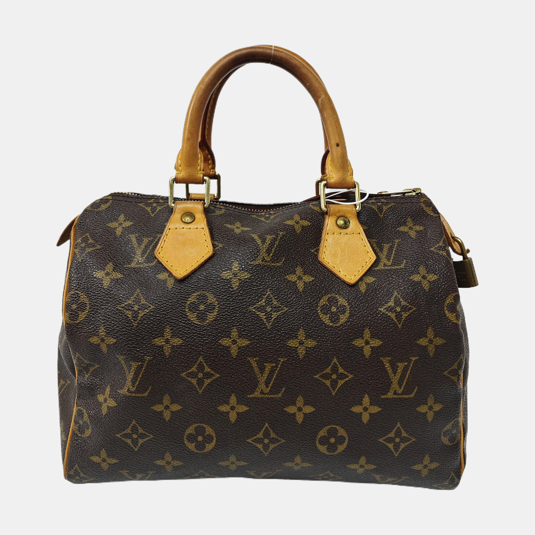 SPEEDY 25 Monogram Coated Canvas Brown