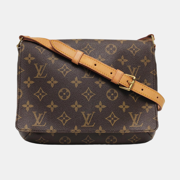 MUSETTE TANGO Monogram Coated Canvas Brown