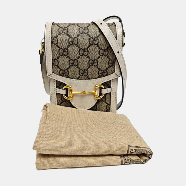 Horsebit 1955 Mini Coated Canvas Beige