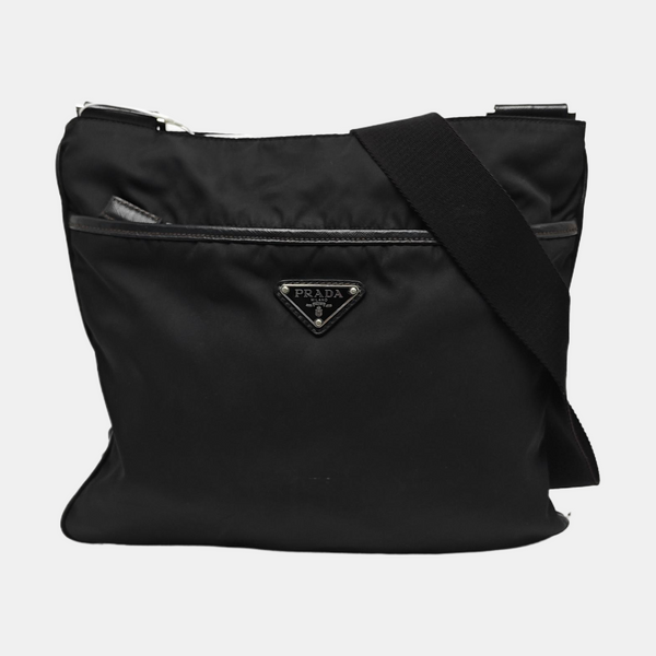 Nylon Crossbody Bag Nylon Black
