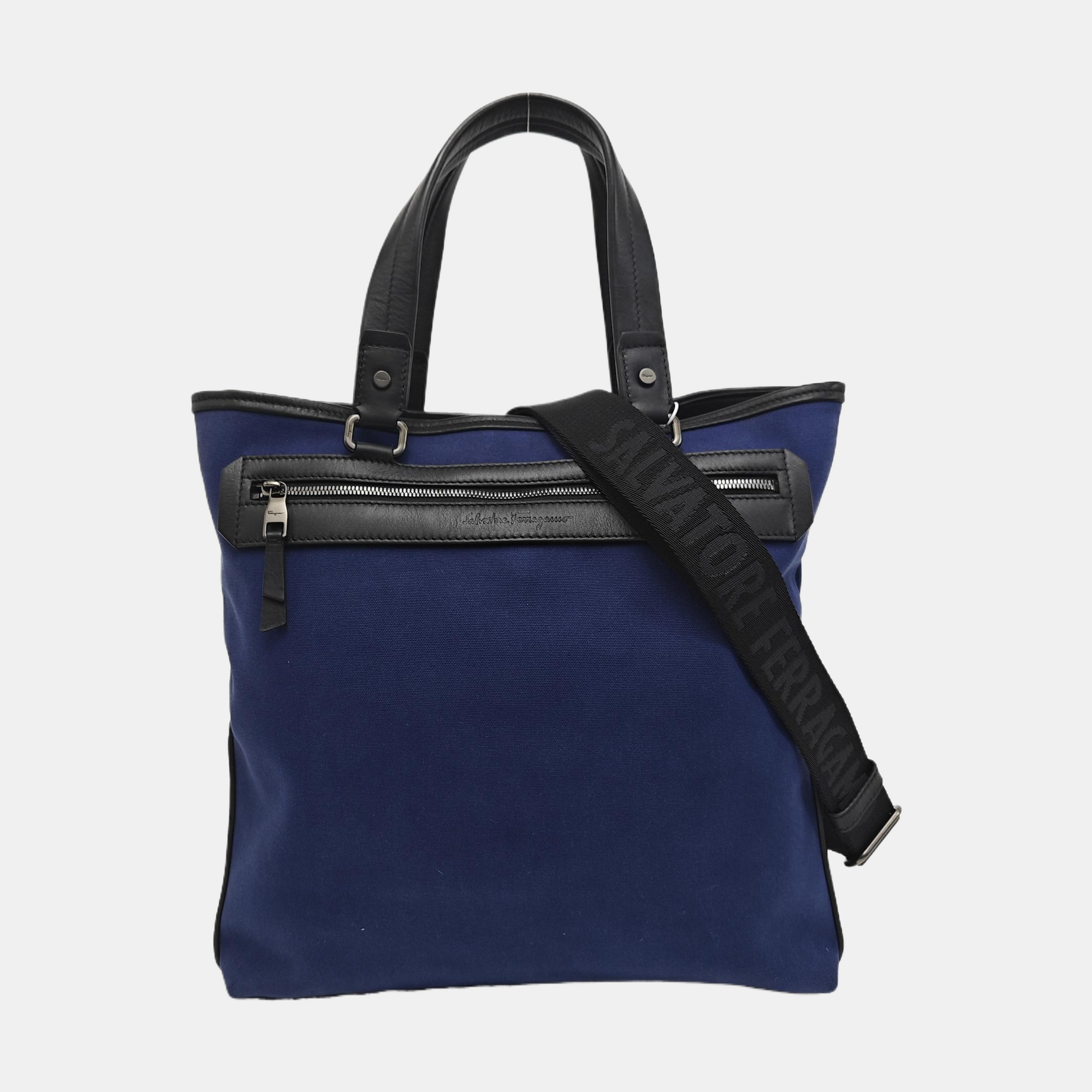 Canvas Shoulder Bag Blue