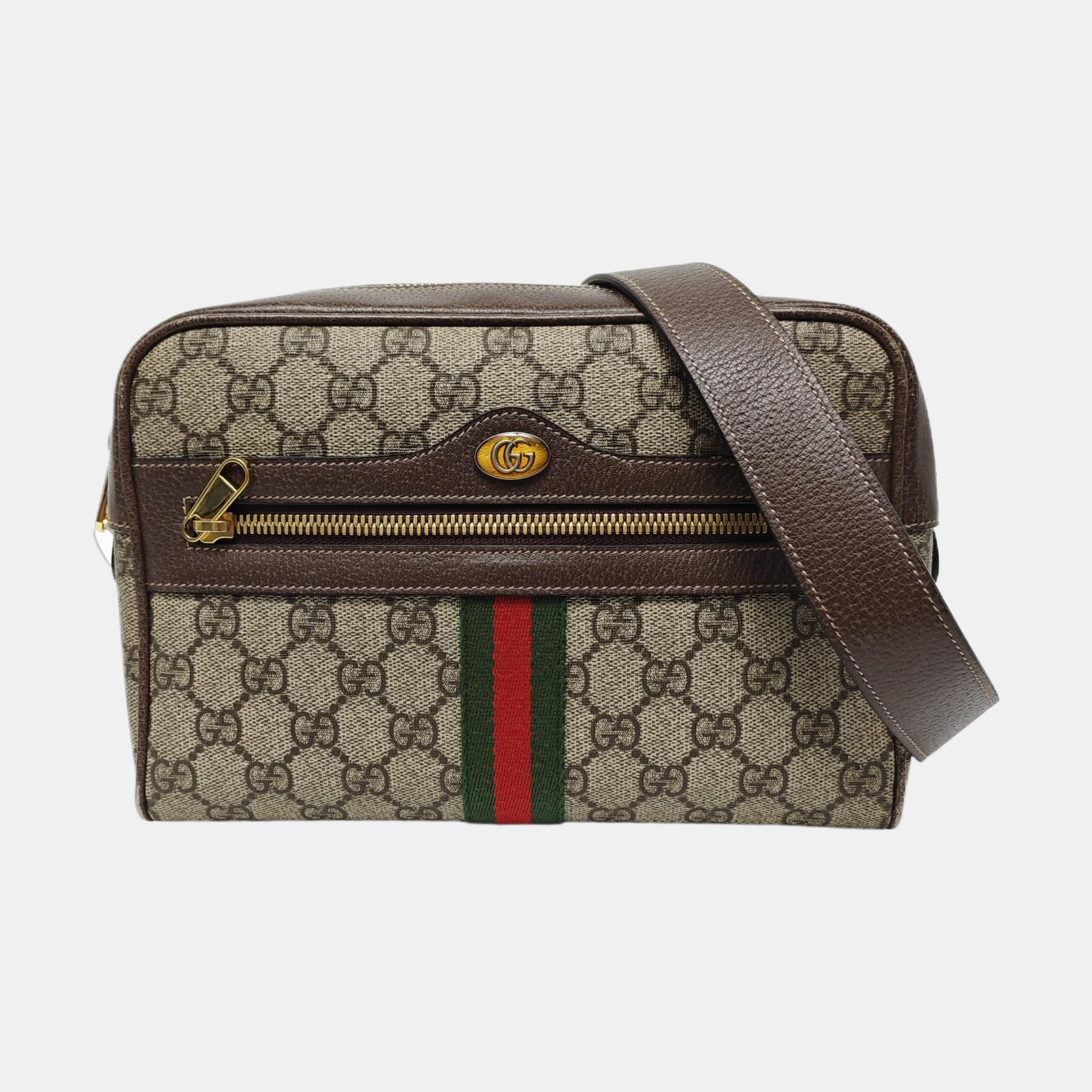 Lona revestida Monogram Ophidia Beige
