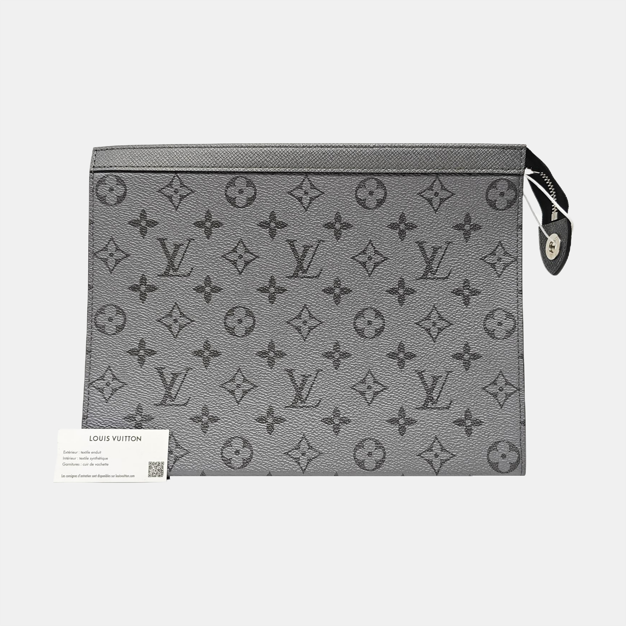 Pochette Voyag MM Monogram Coated Canvas Gray