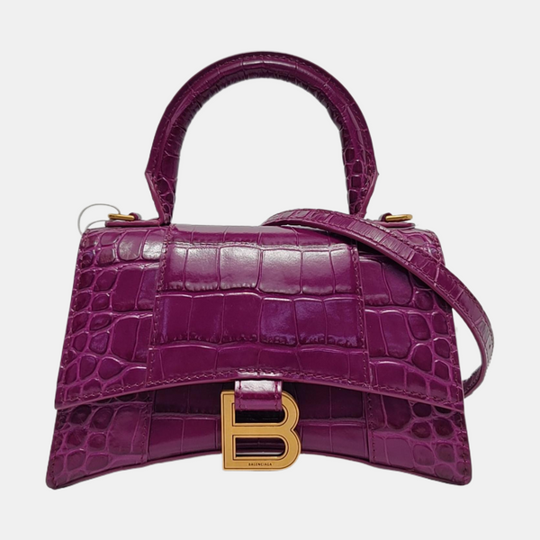 Hourglass XS Calfskin Purple