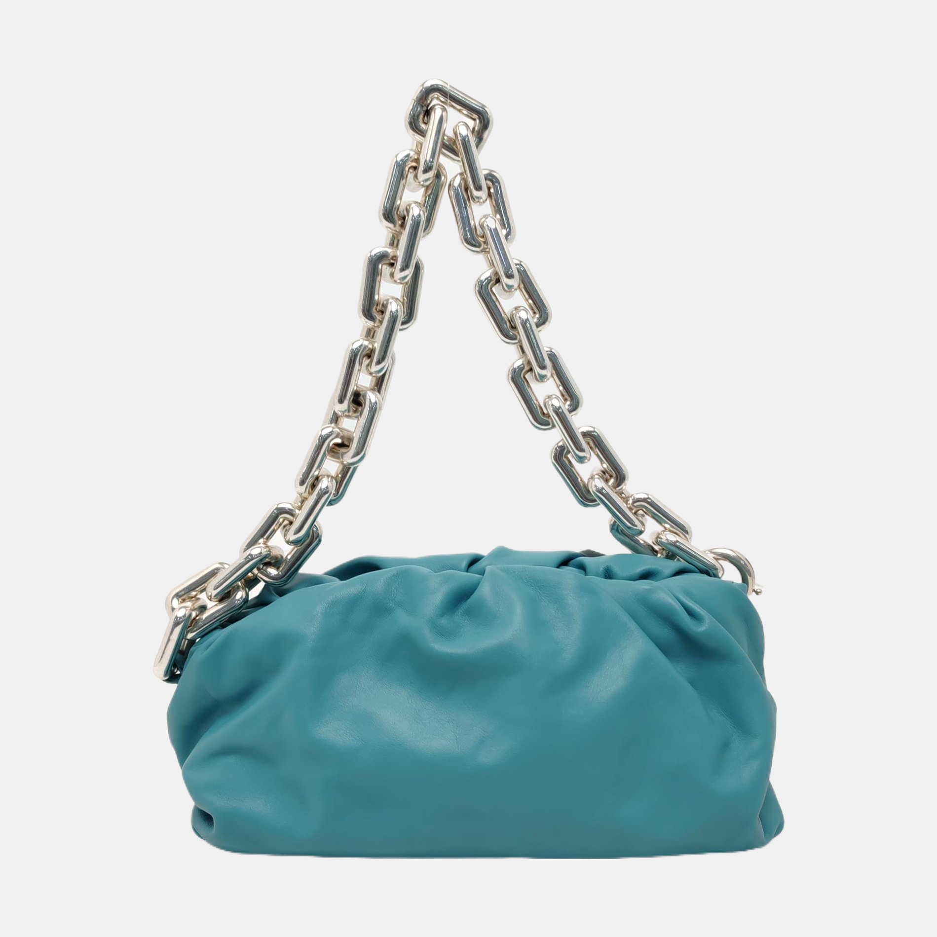 The Pouch Mini Calfskin Blue