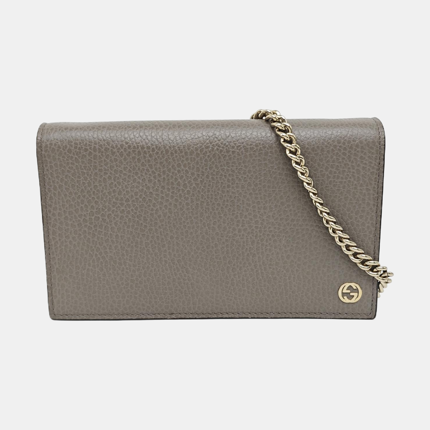 GG Marmont Super Mini Calfskin Gray