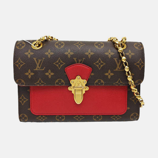VICTOIRE Monogram Coated Canvas Brown