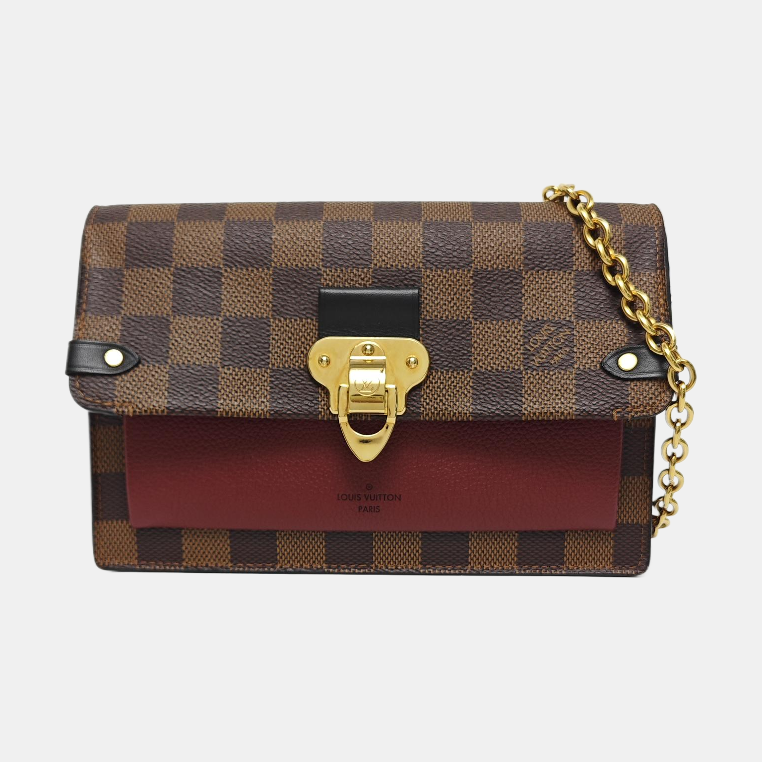 VAVIN Damier Ebene Coated Canvas Brown