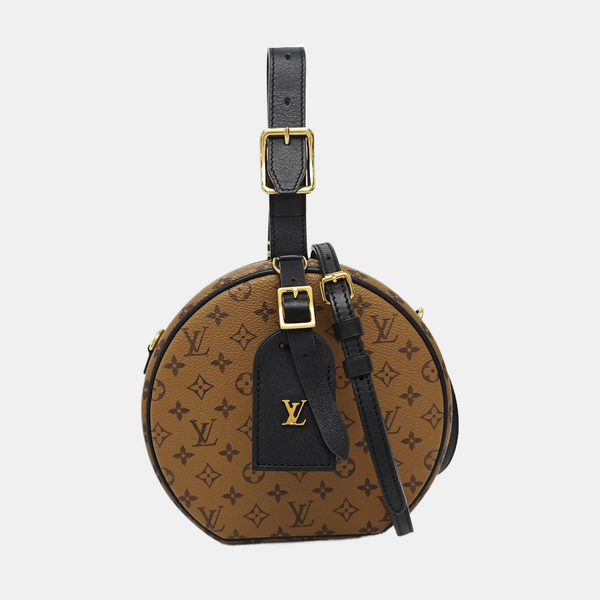 BOITE CHAPEAU PM Monogram Coated Canvas Brown