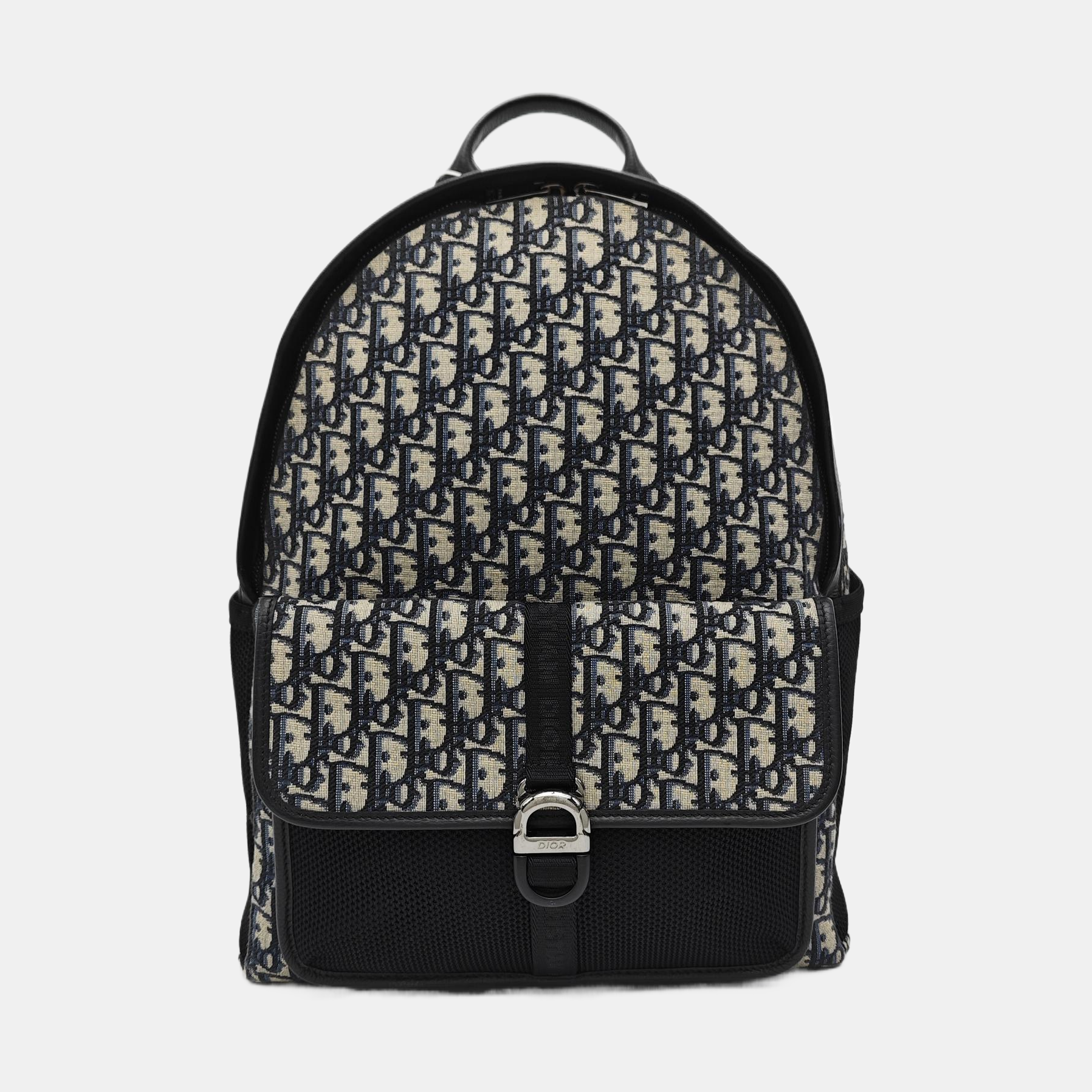 Oblique Canvas Backpack Blue