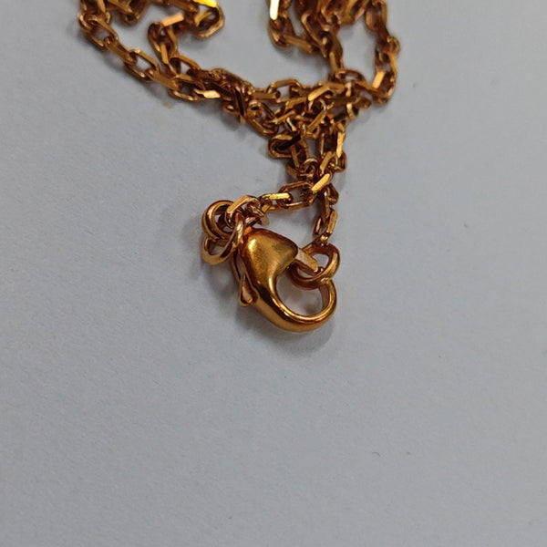 Pop H Metal Gold Necklace