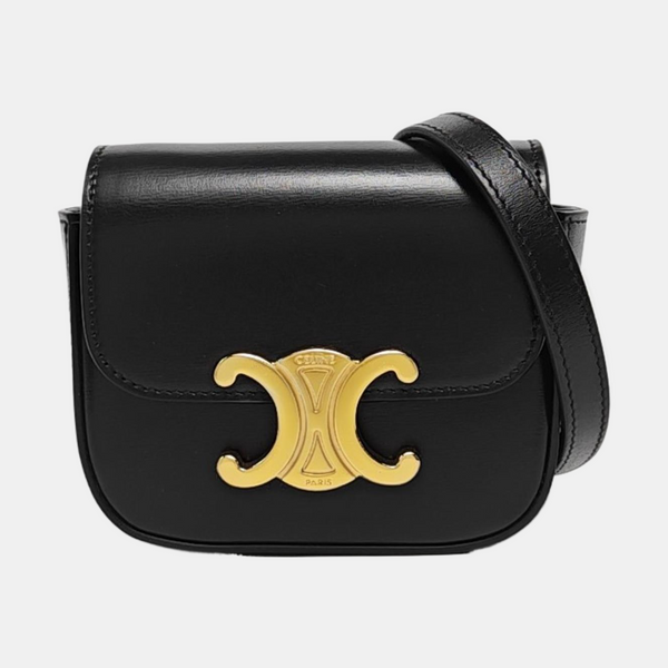 TRIOMPHE Mini Calfskin Black