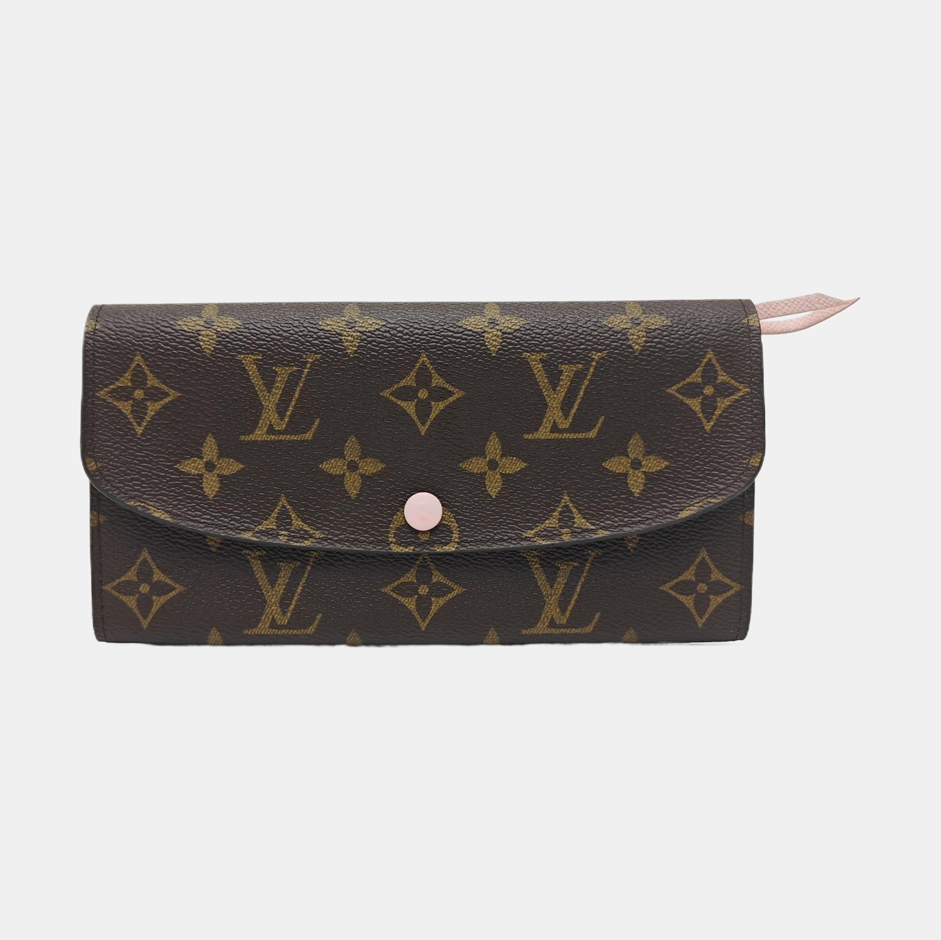 EMILIE Monogram Coated Canvas Brown Wallet