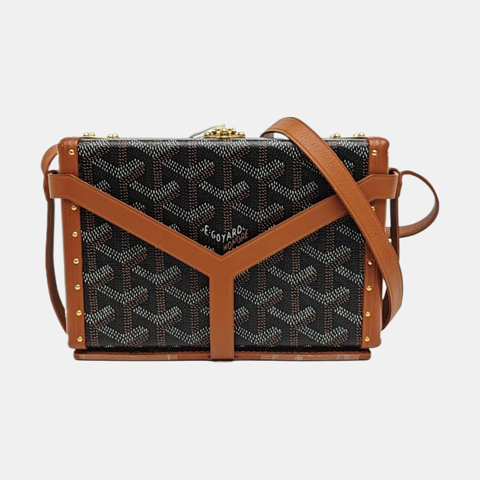 Minaudière Coated Canvas Black
