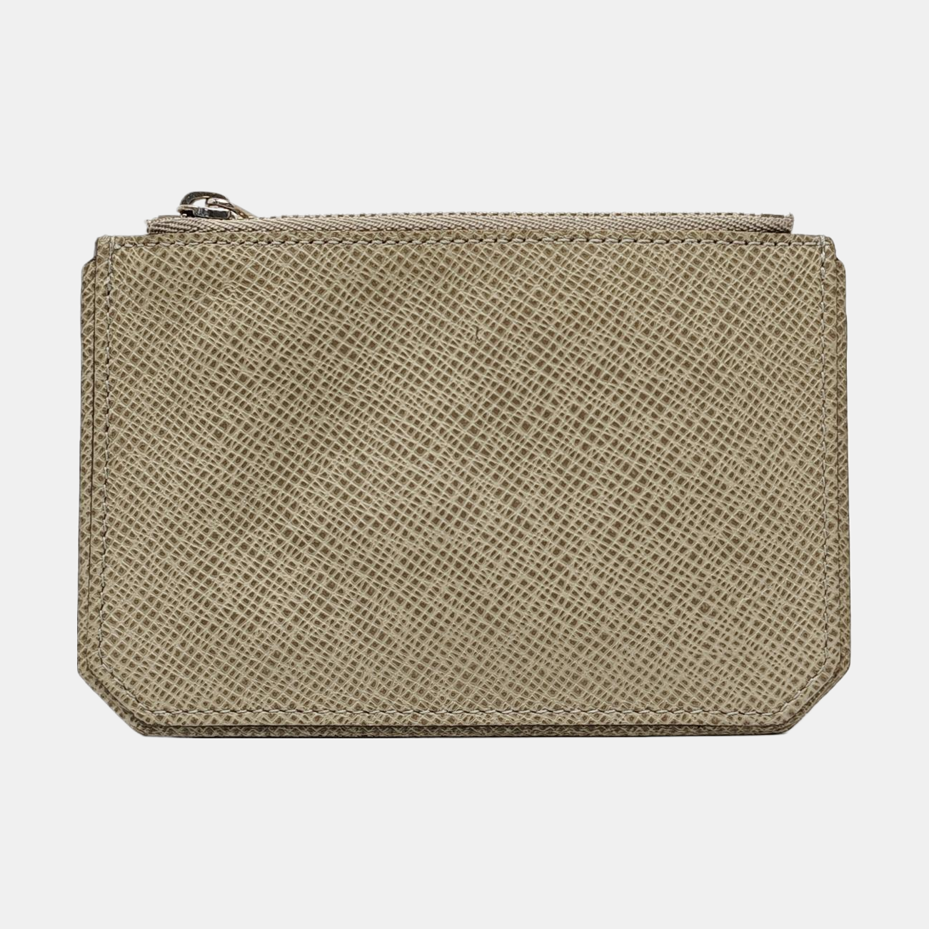 Calfskin Key Pouch Gray