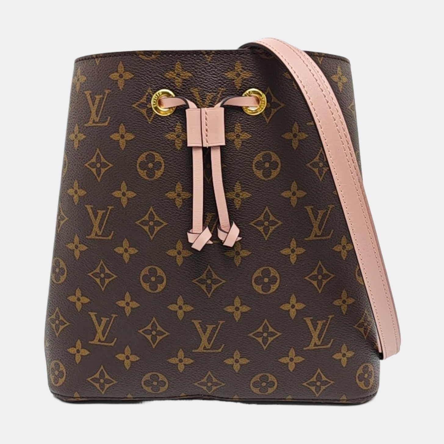 NÉONOÉ MM Monogram Coated Canvas Brown