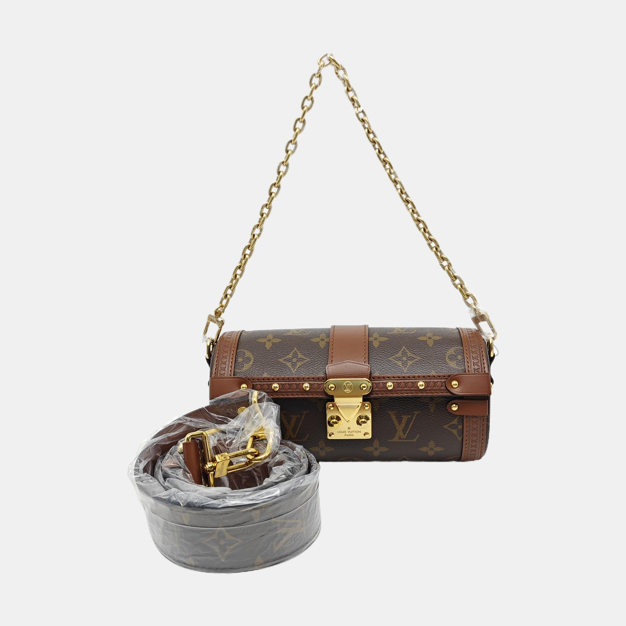 PAPILLON 19 Monogram Coated Canvas Brown