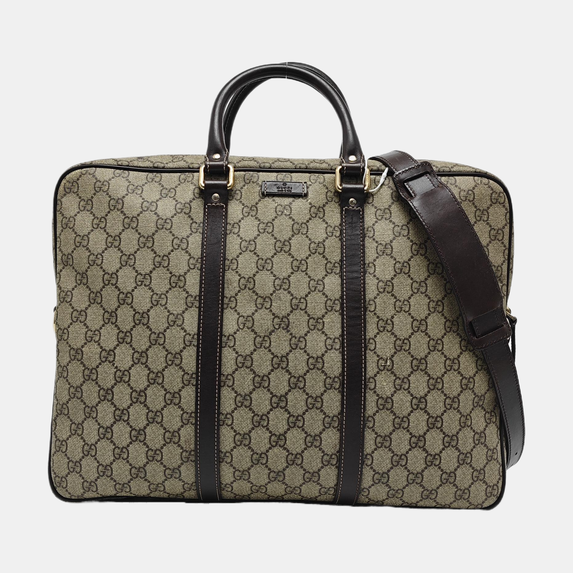 Duffle Monogram Coated Canvas Beige
