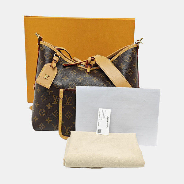CARRYALL PM Monogram Coated Canvas Brown