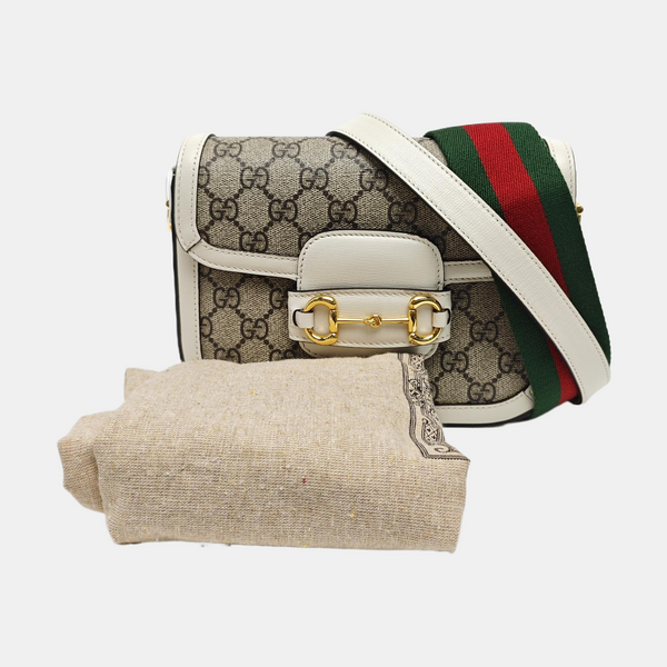 Horsebit 1955 Mini Coated Canvas Beige