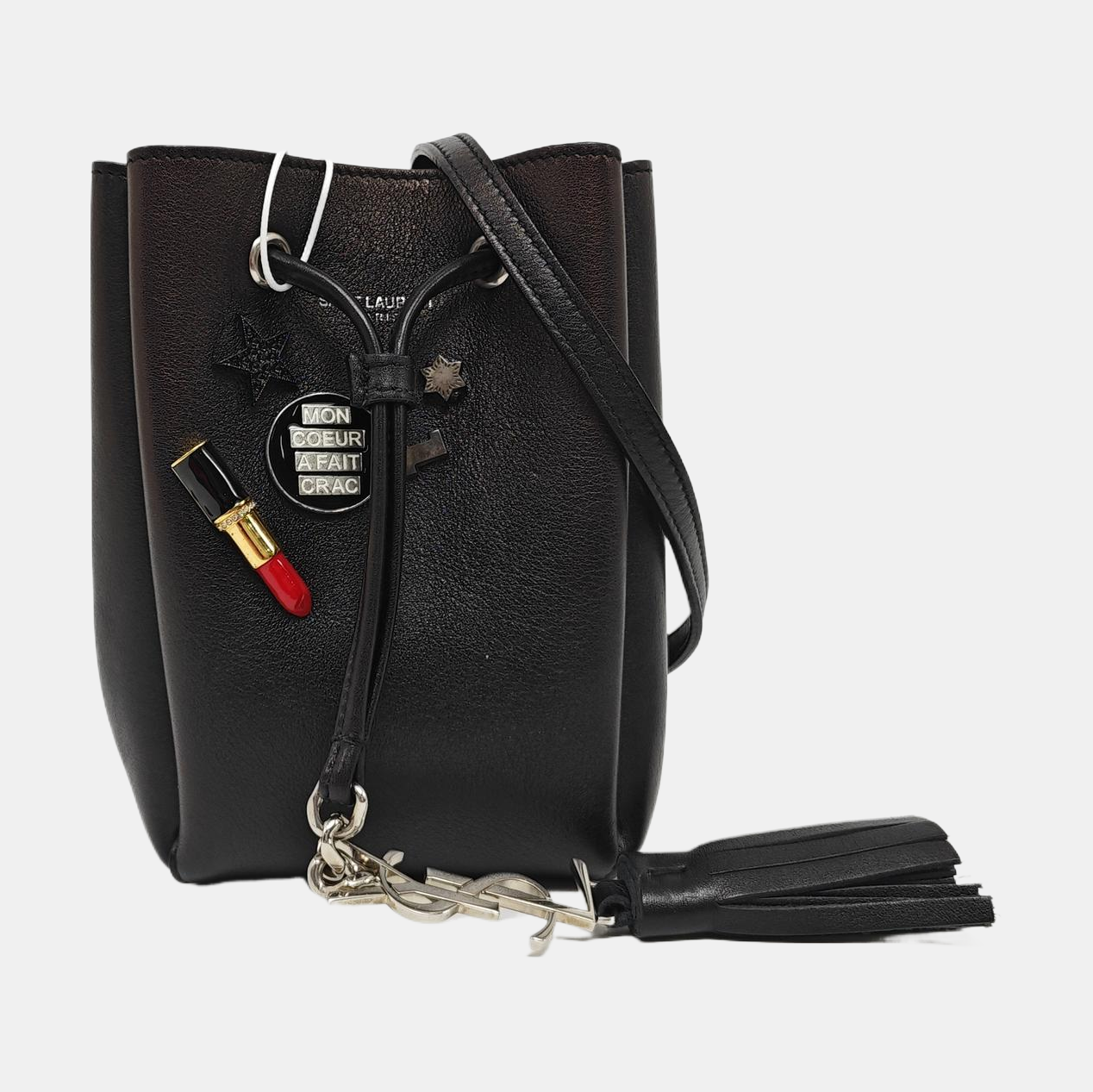 Calfskin Bucket Bag Black