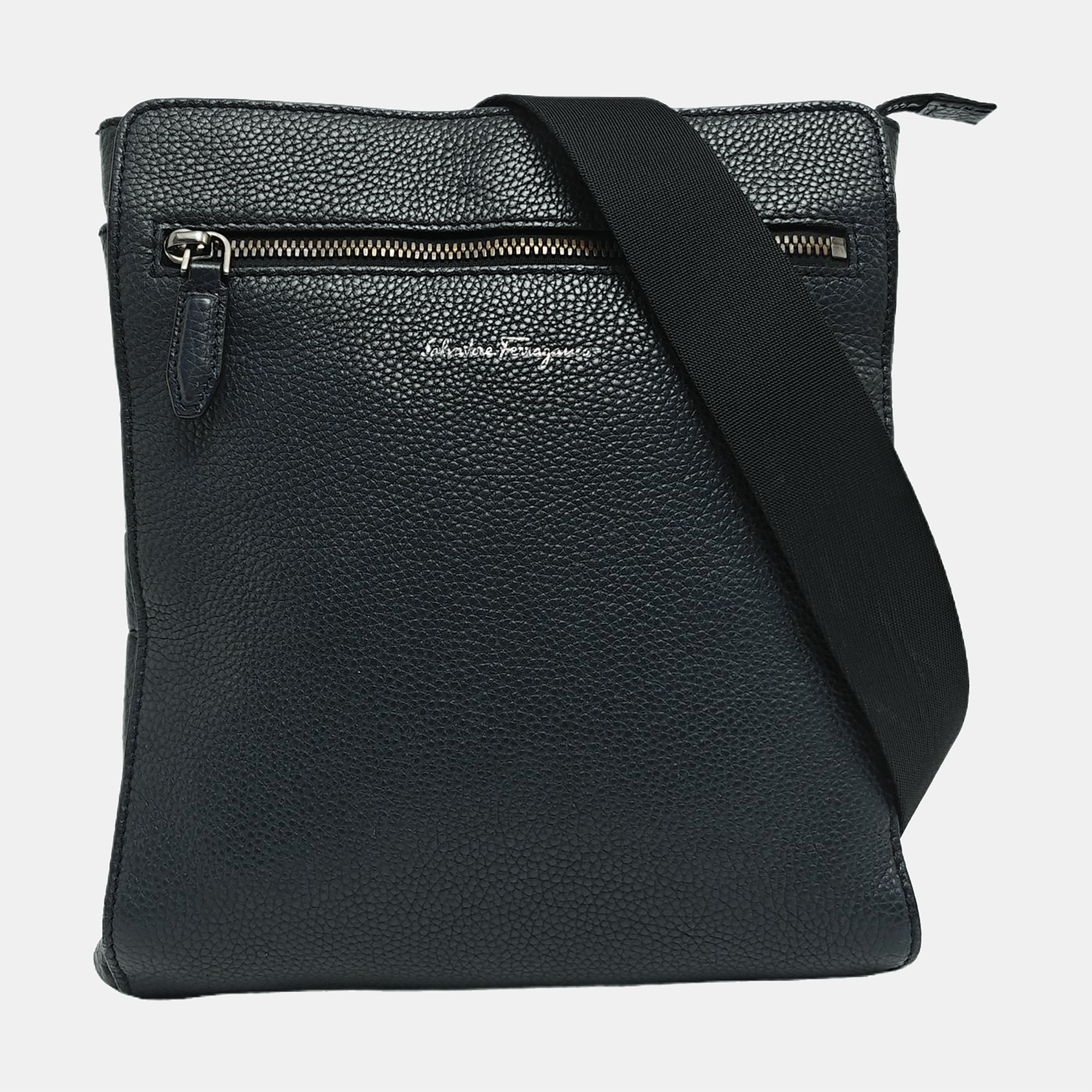 Calfskin Shoulder Bag Blue